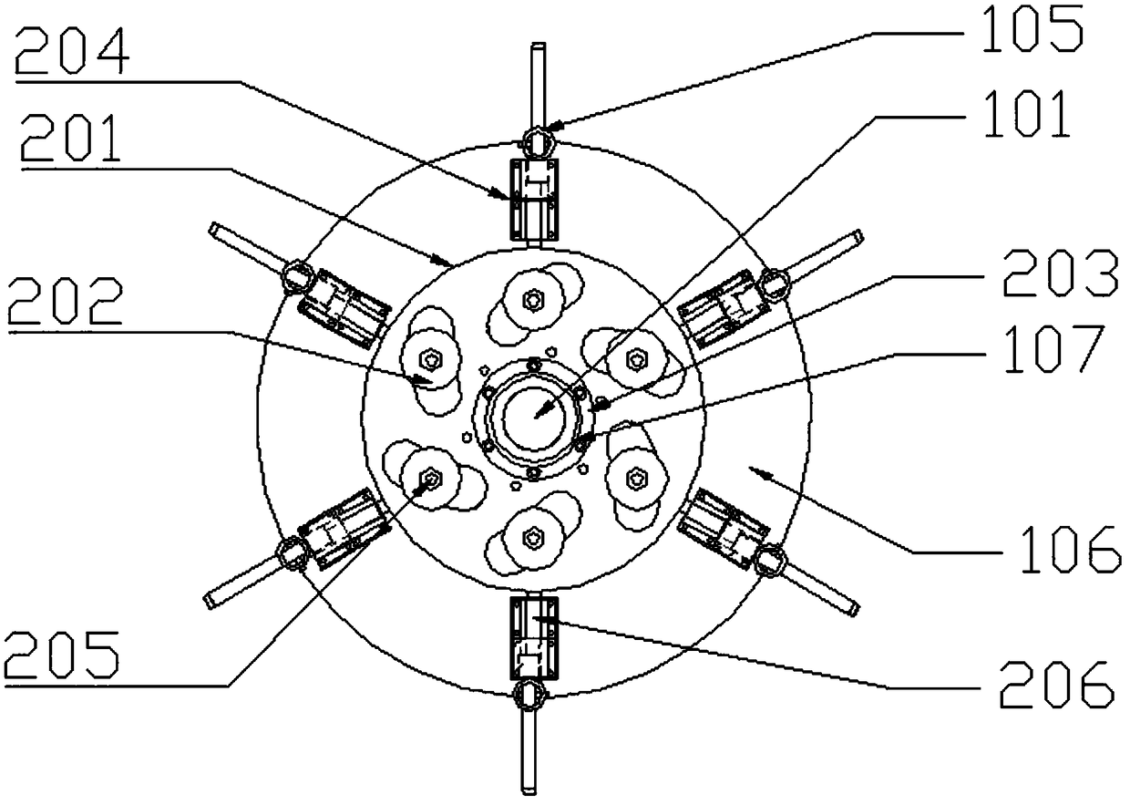 Threshing device, combined harvester equipped with threshing device and control method