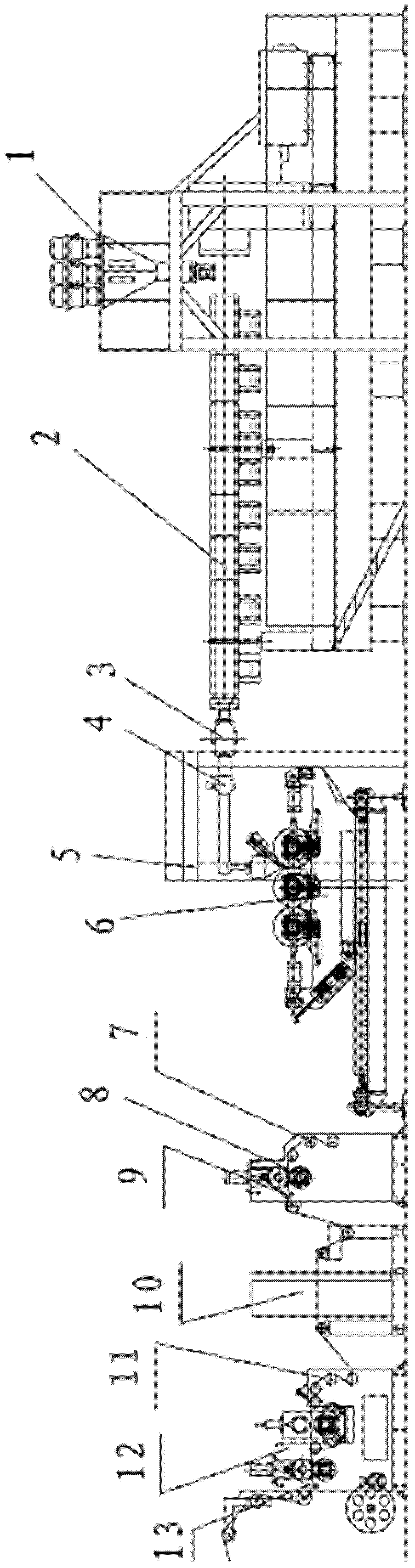 Production line for extruding optics-level transparent poly carbonate (PC) sheet