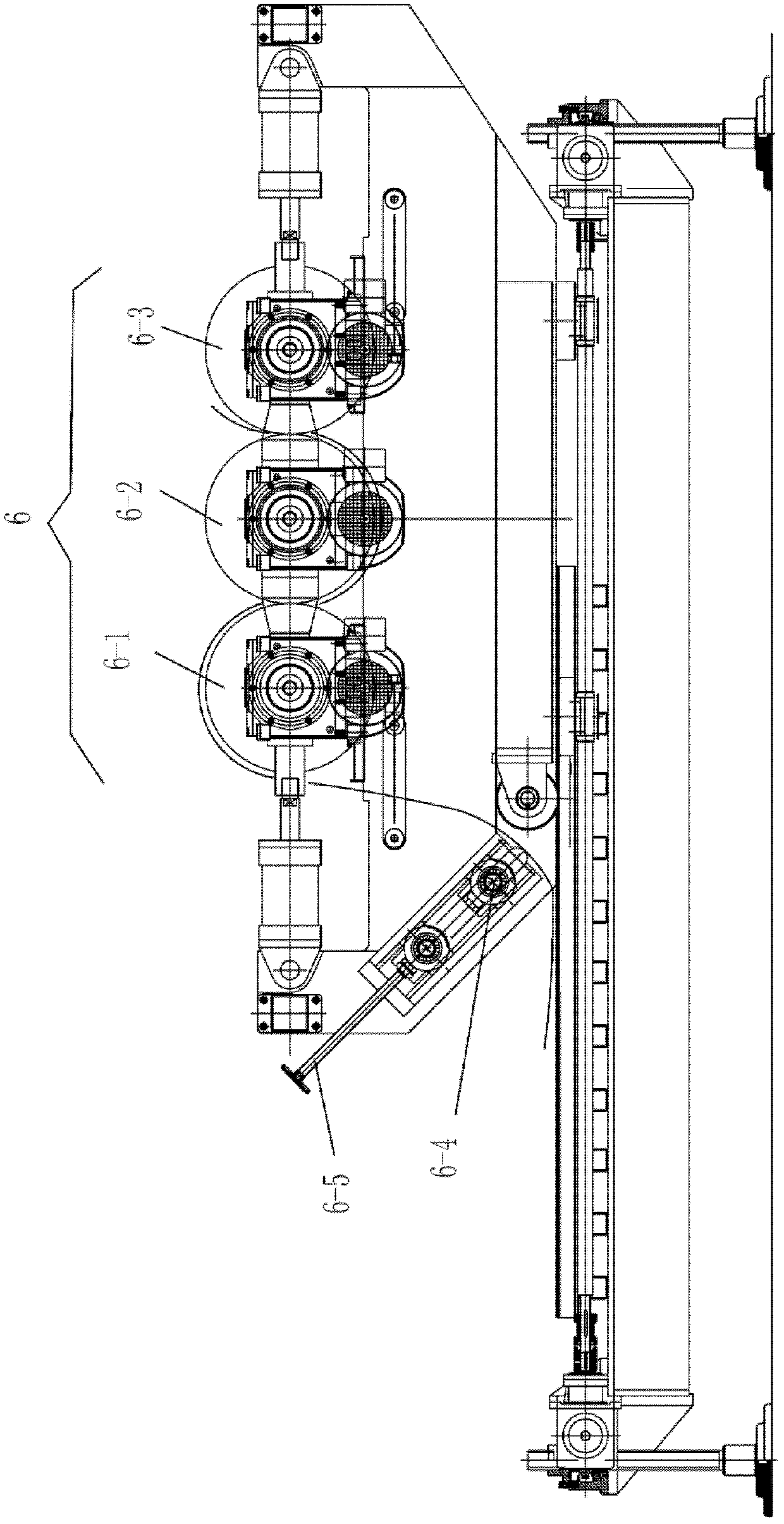 Production line for extruding optics-level transparent poly carbonate (PC) sheet