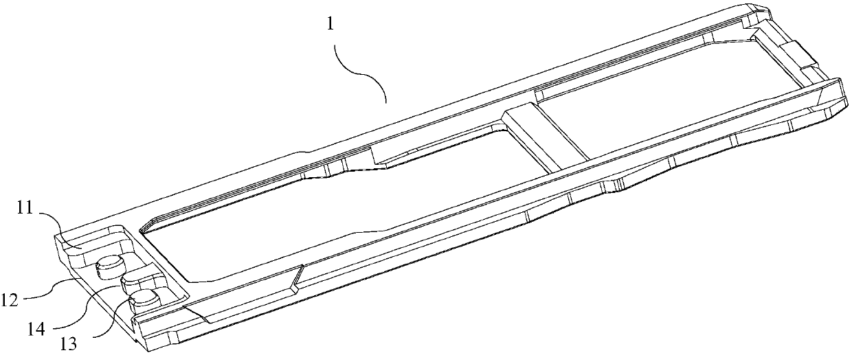 Anti-electrostatic card tray structure