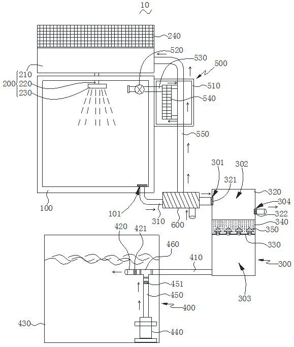 Simple environment-friendly shower room