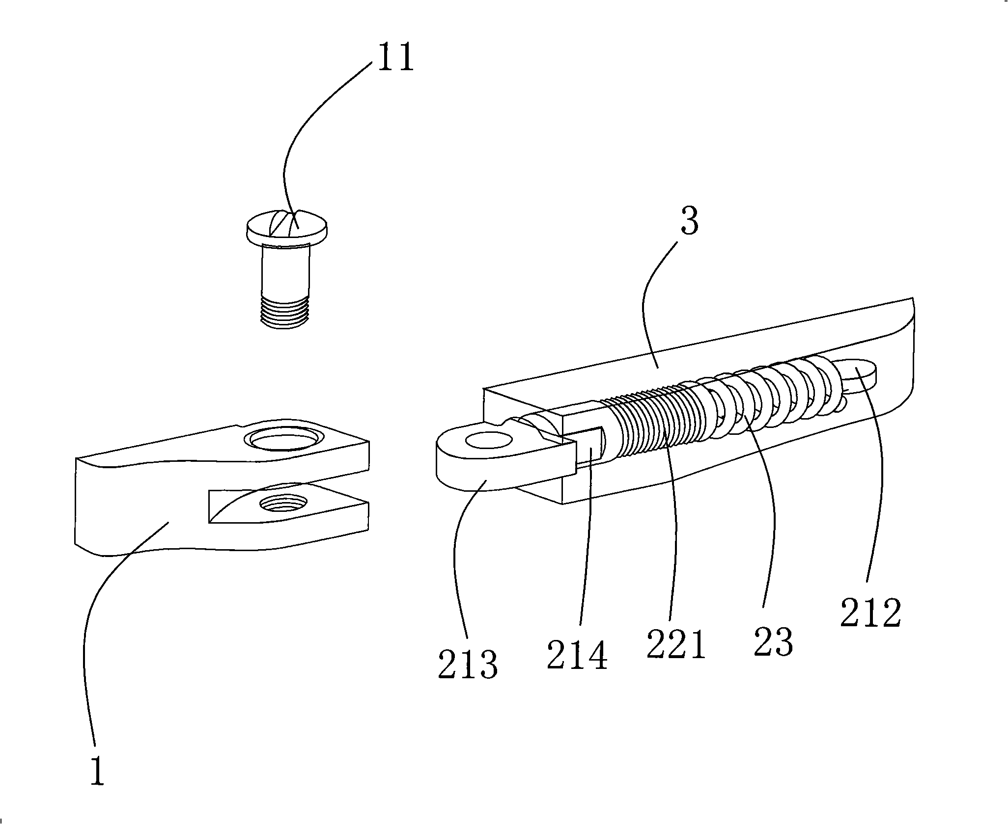 Eyeglasses frame elastic hinge