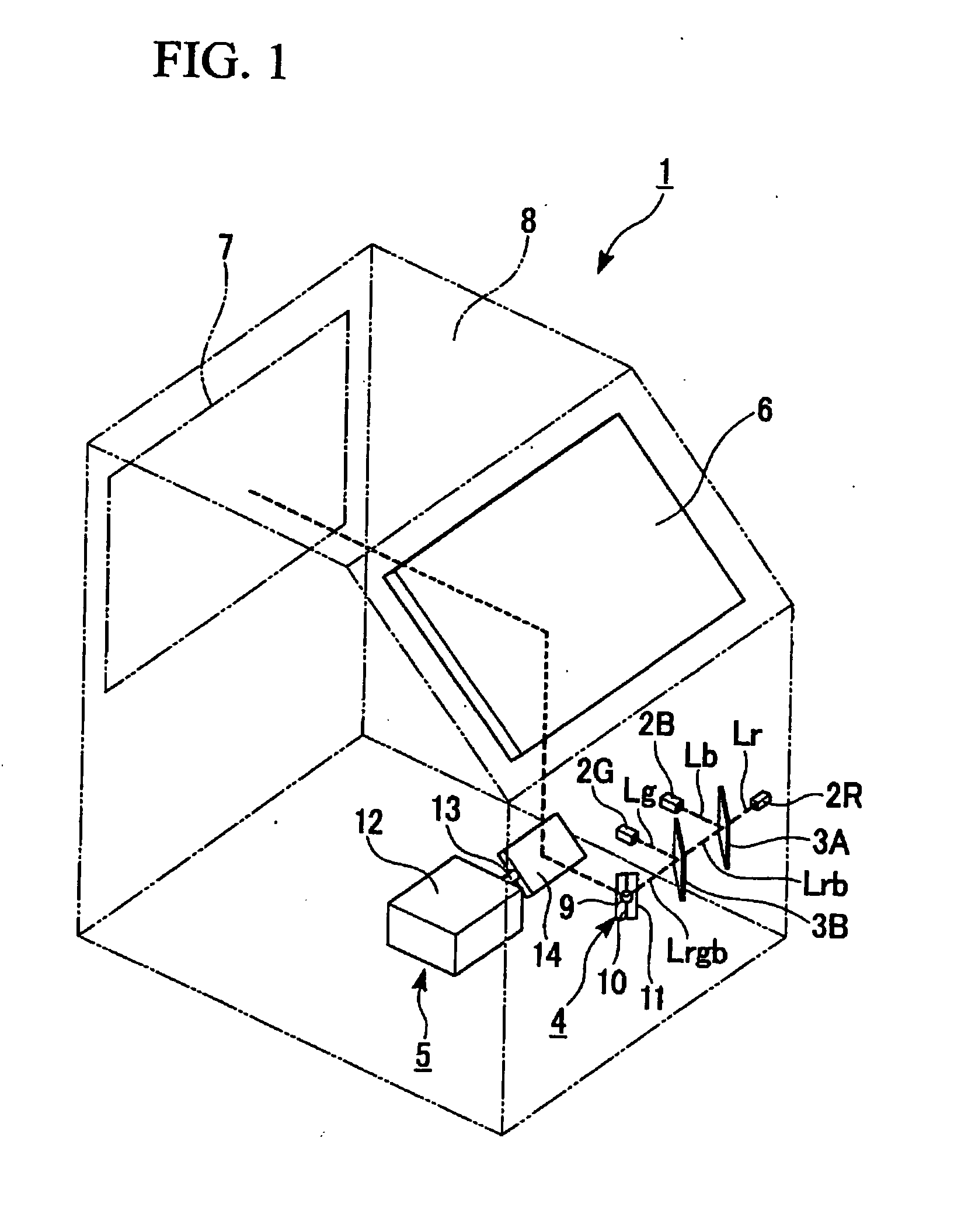 Scanning type image display device