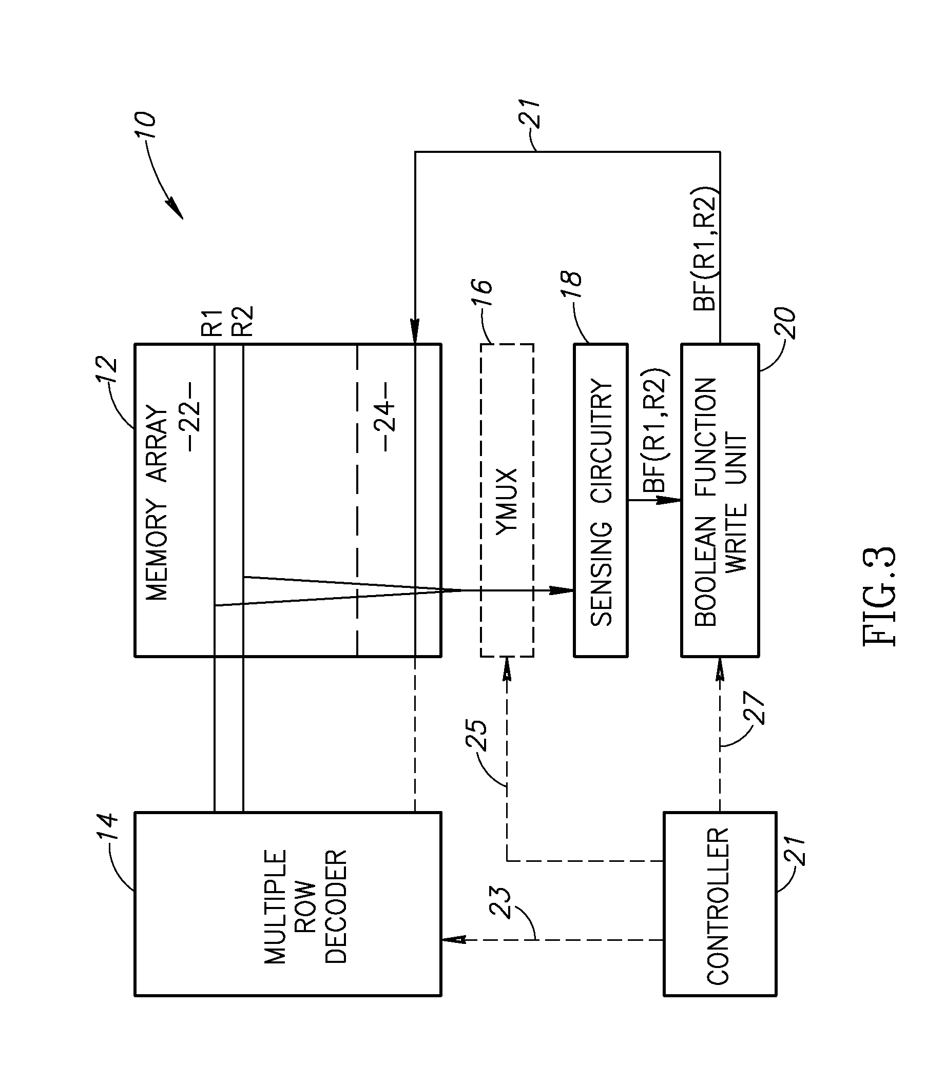 Using storage cells to perform computation