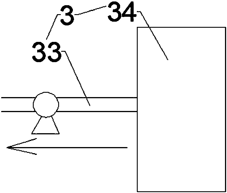 Energy-saving circulation system for mixing and smashing compound fertilizers