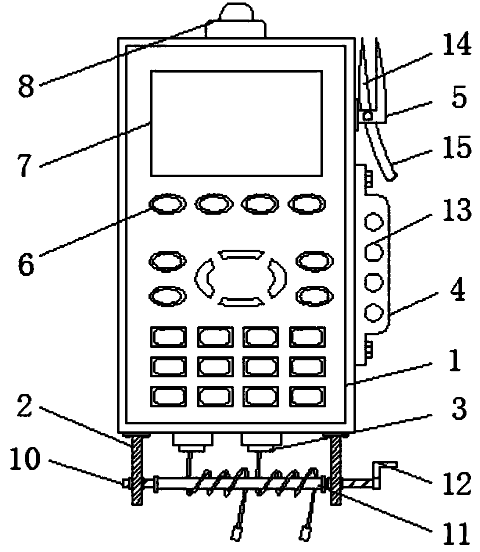 Three-phase power detector convenient to use