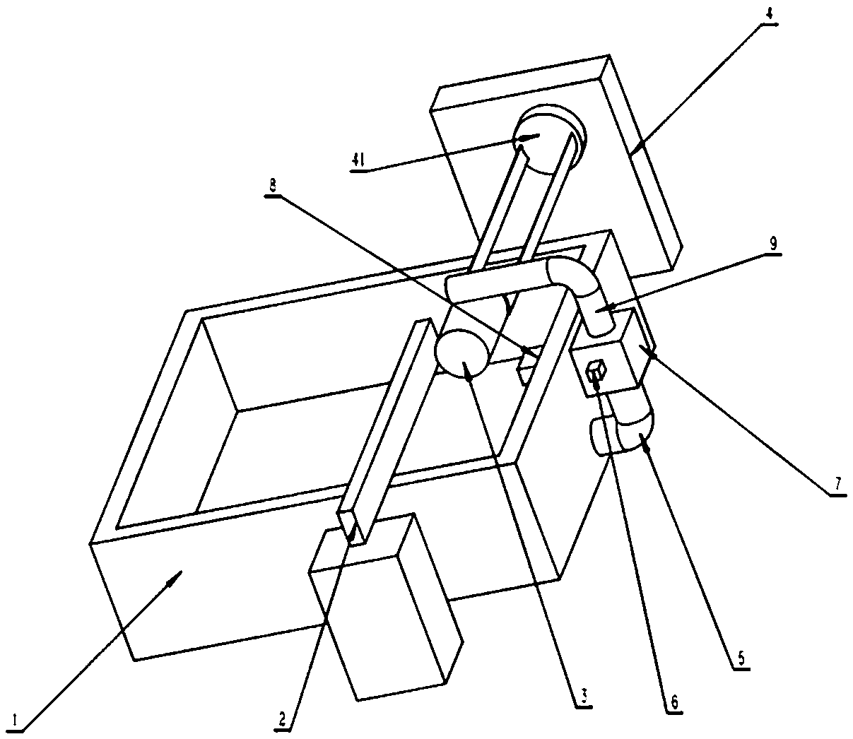 Automatic milling and boring machine