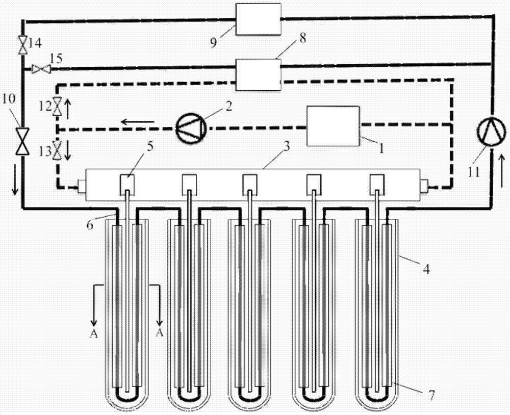 A combined heat and power combined energy supply system and its working method