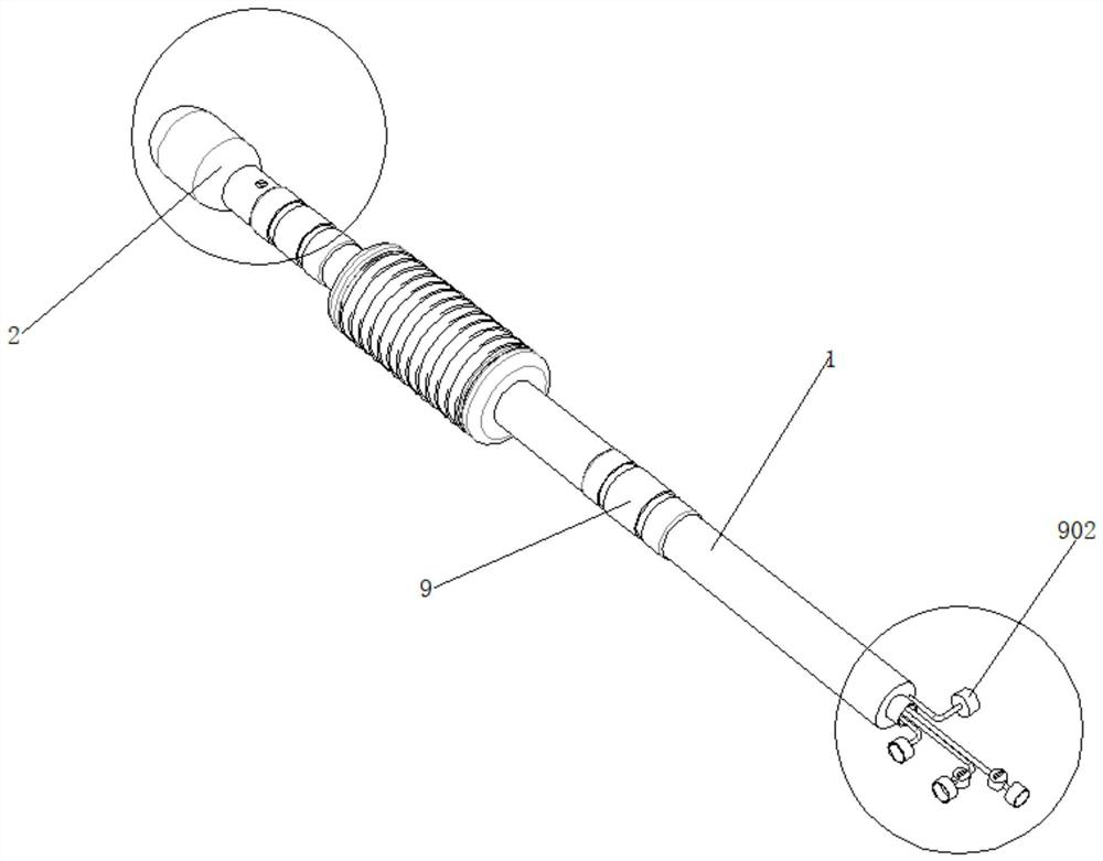 Anti-infection absorbable nursing urethral stent suitable for post-urethral-fissure operation