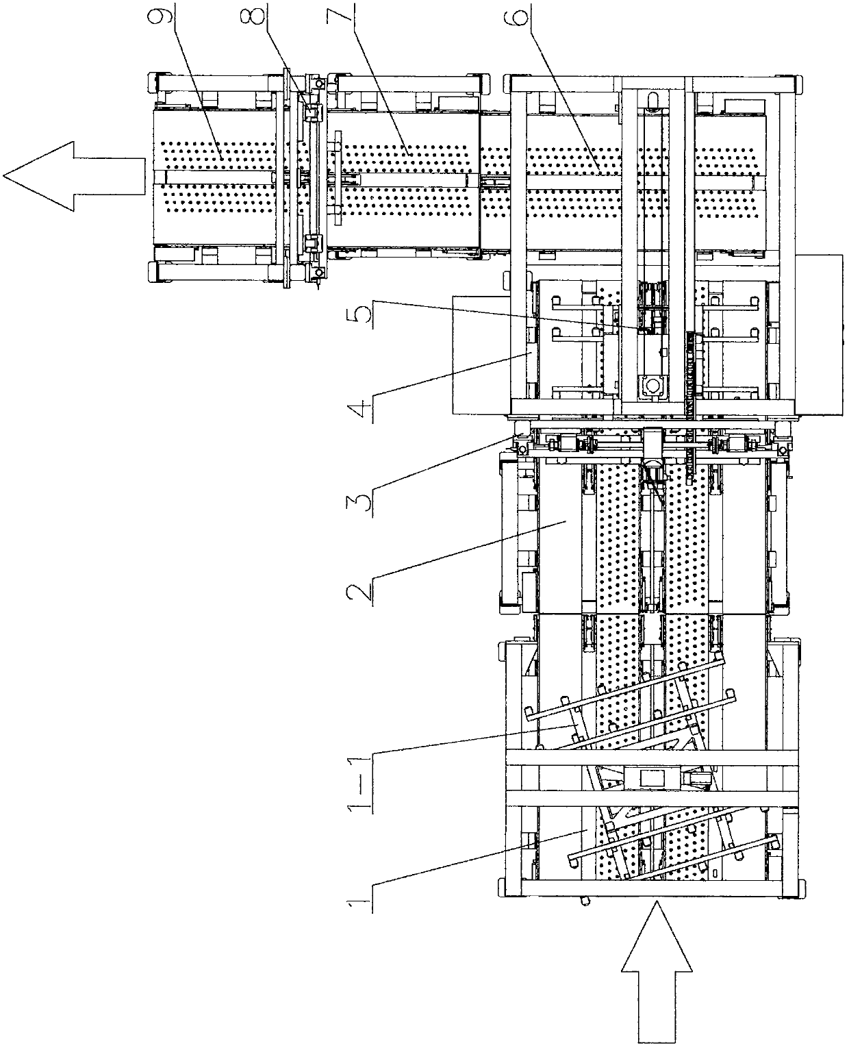 Fragmenting system for laminated PCB and segmenting method of fragmenting system