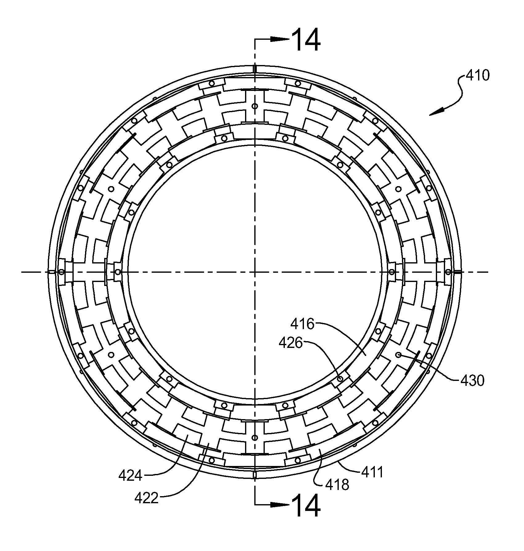 Motor/generator structure