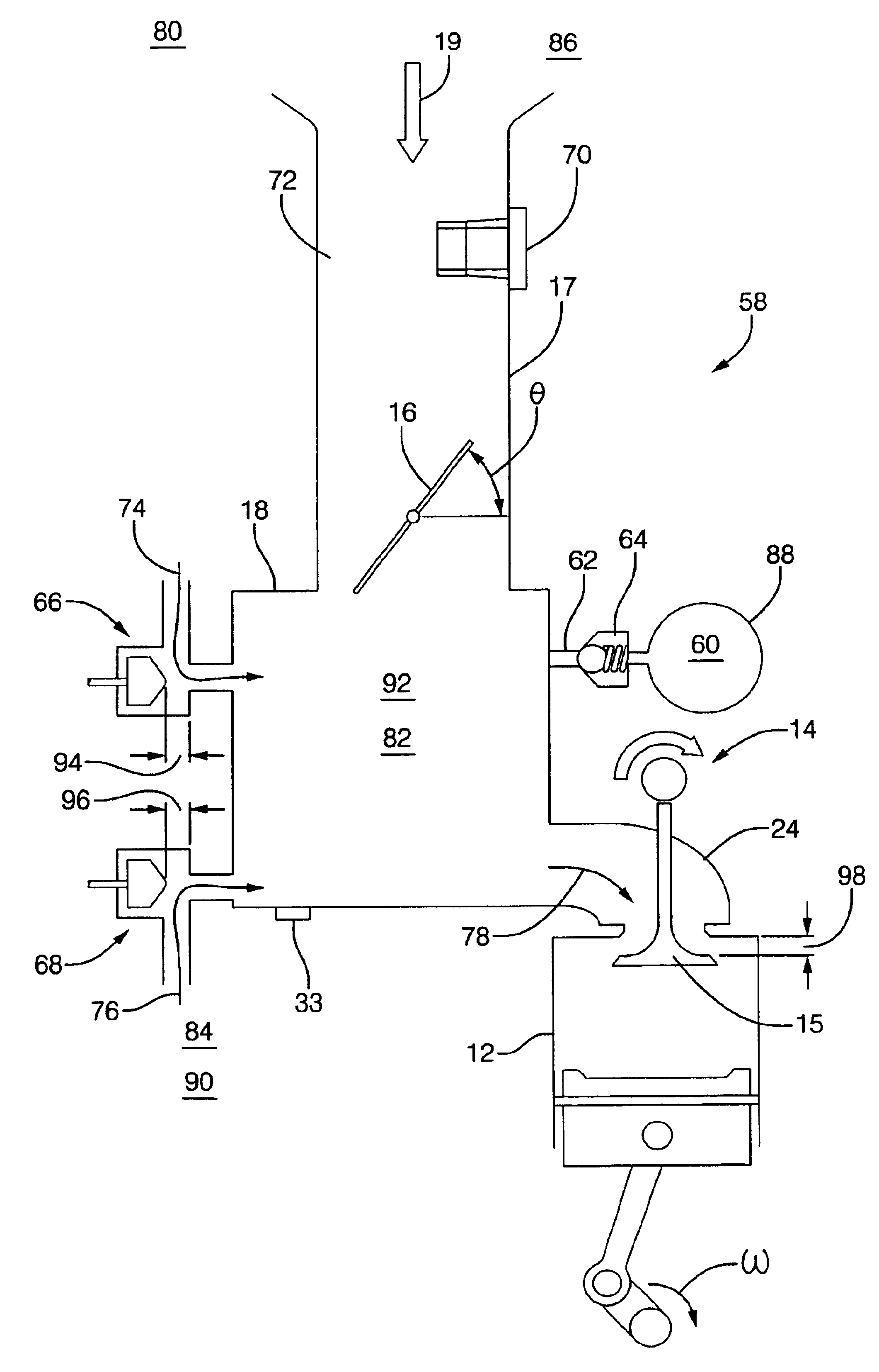 Vacuum management system for engine with variable valve lift