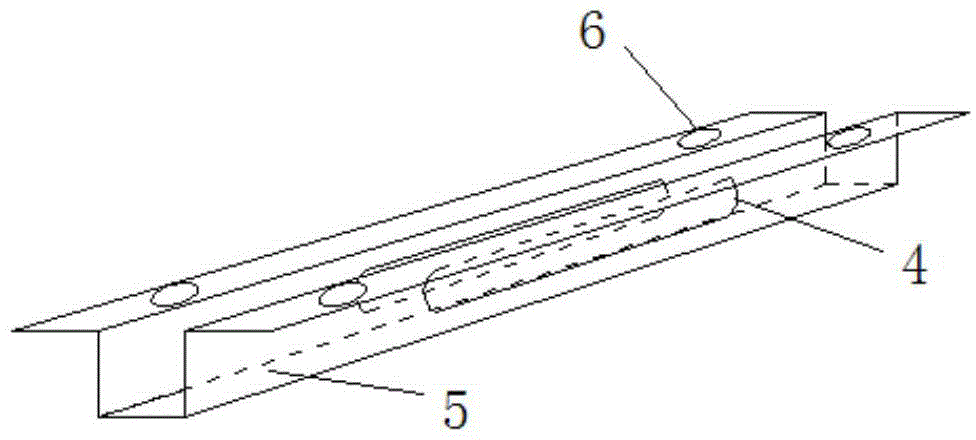 Component for adjusting mass center position of crawler type transfer trolley