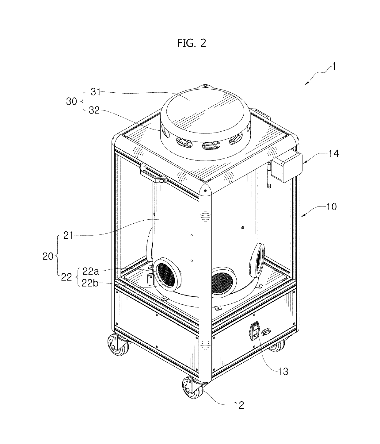 Hydrogen peroxide vapor detoxifying system using honeycomb structure