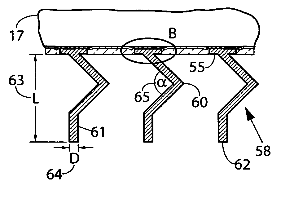 Wafer level test head