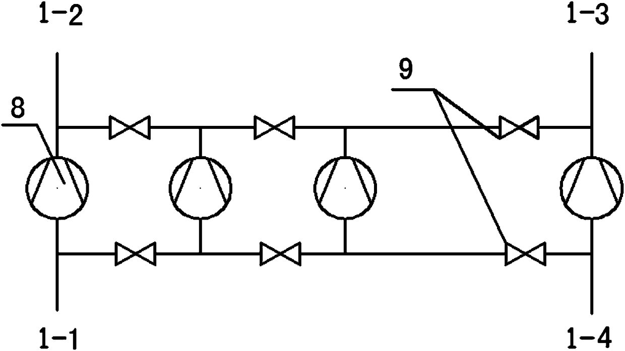 Multi-cycle variable flow refrigerating system