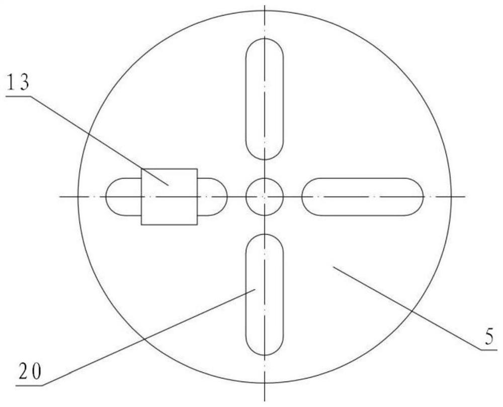 Closed type five-degree-of-freedom object interference gas flame observation equipment