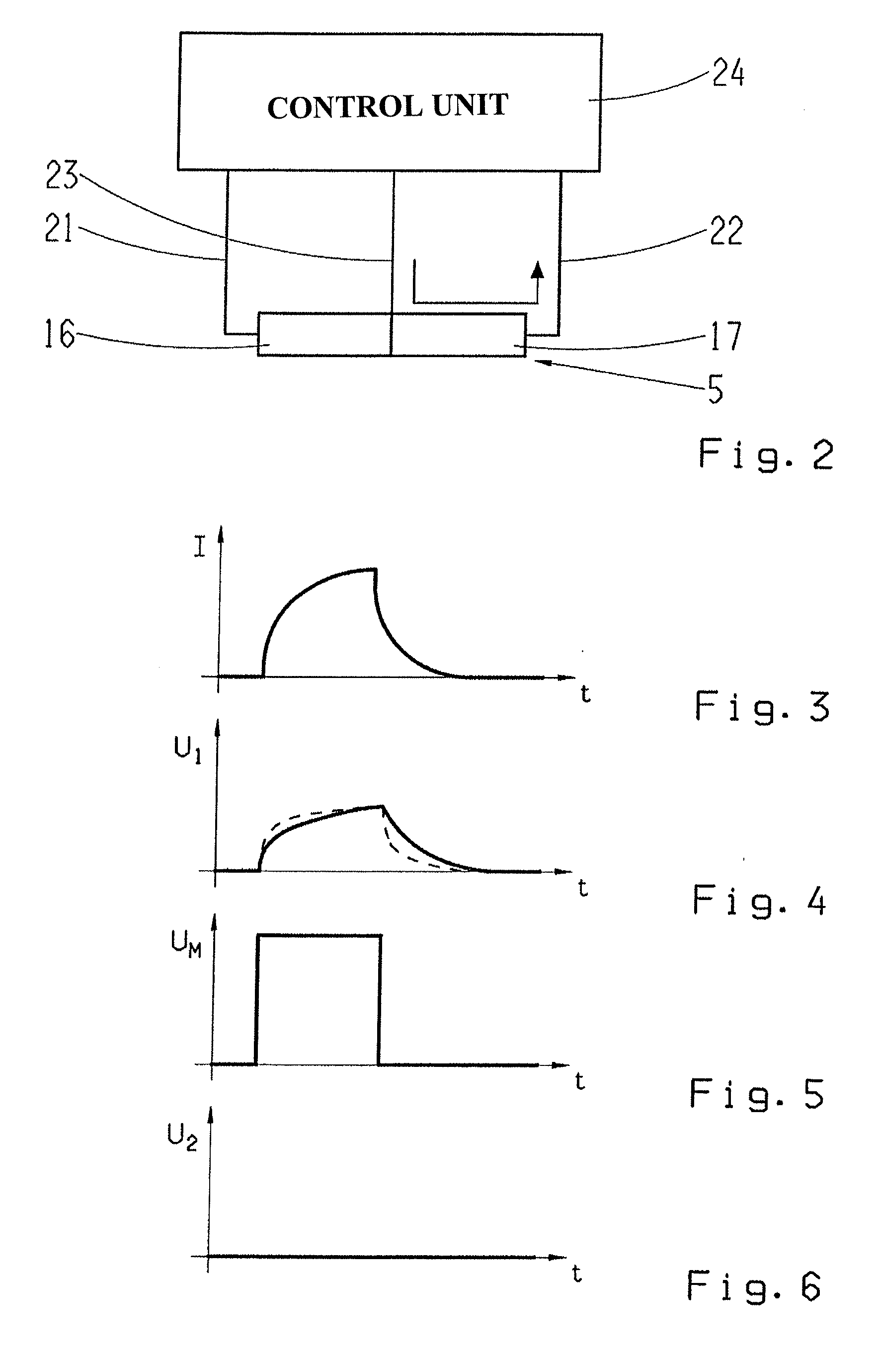 Electromagnetic actuating device with ability for position detection of an armature