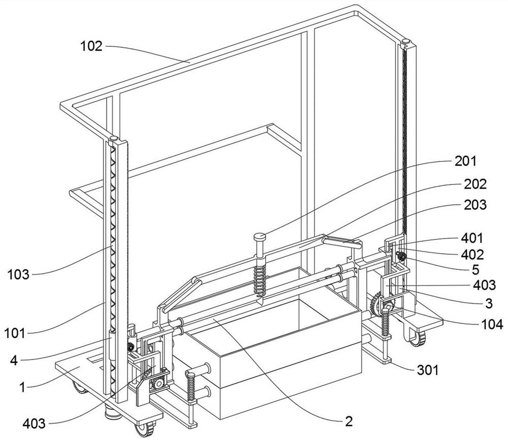 A casting mold separating device for pump casing casting