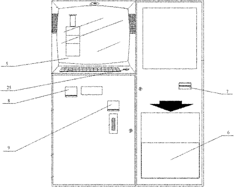 Fully-automatic self-service vending system for warehouse