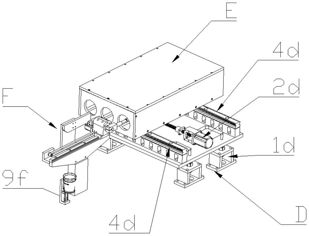 A milk tea cup conveying line in a fully automatic milk tea machine