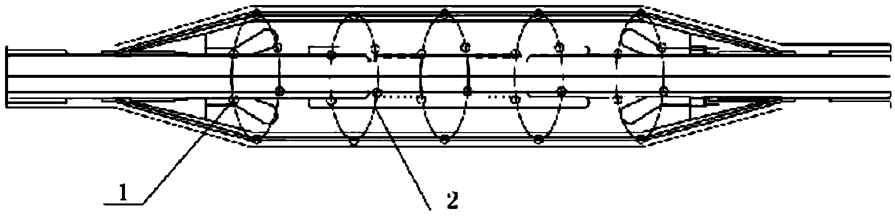 Power cable connector construction normalization detection method based on temperature measurement