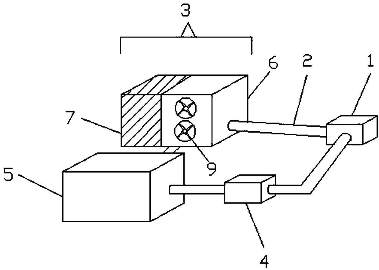 Novel saving type automobile engine radiator