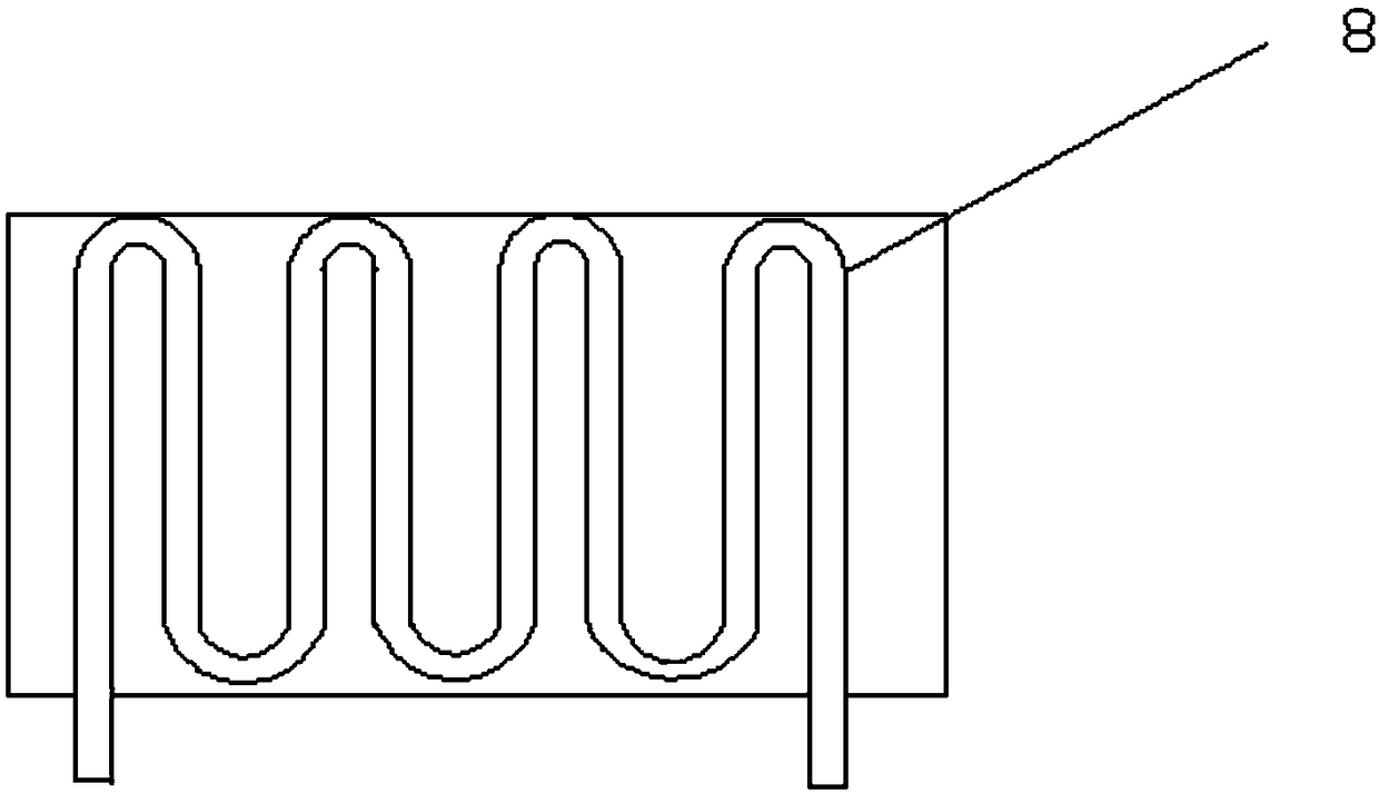 Novel saving type automobile engine radiator