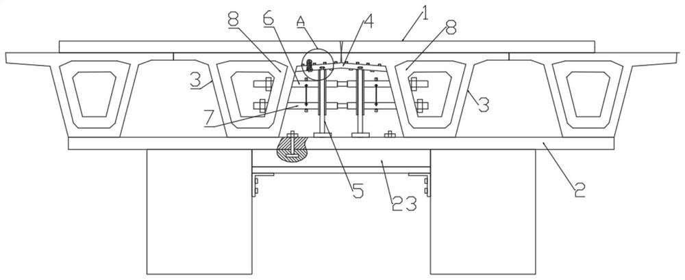 Bridge reinforcing device