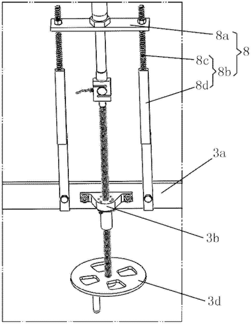 Double-layer pipe overall buckling simulation experiment device and method