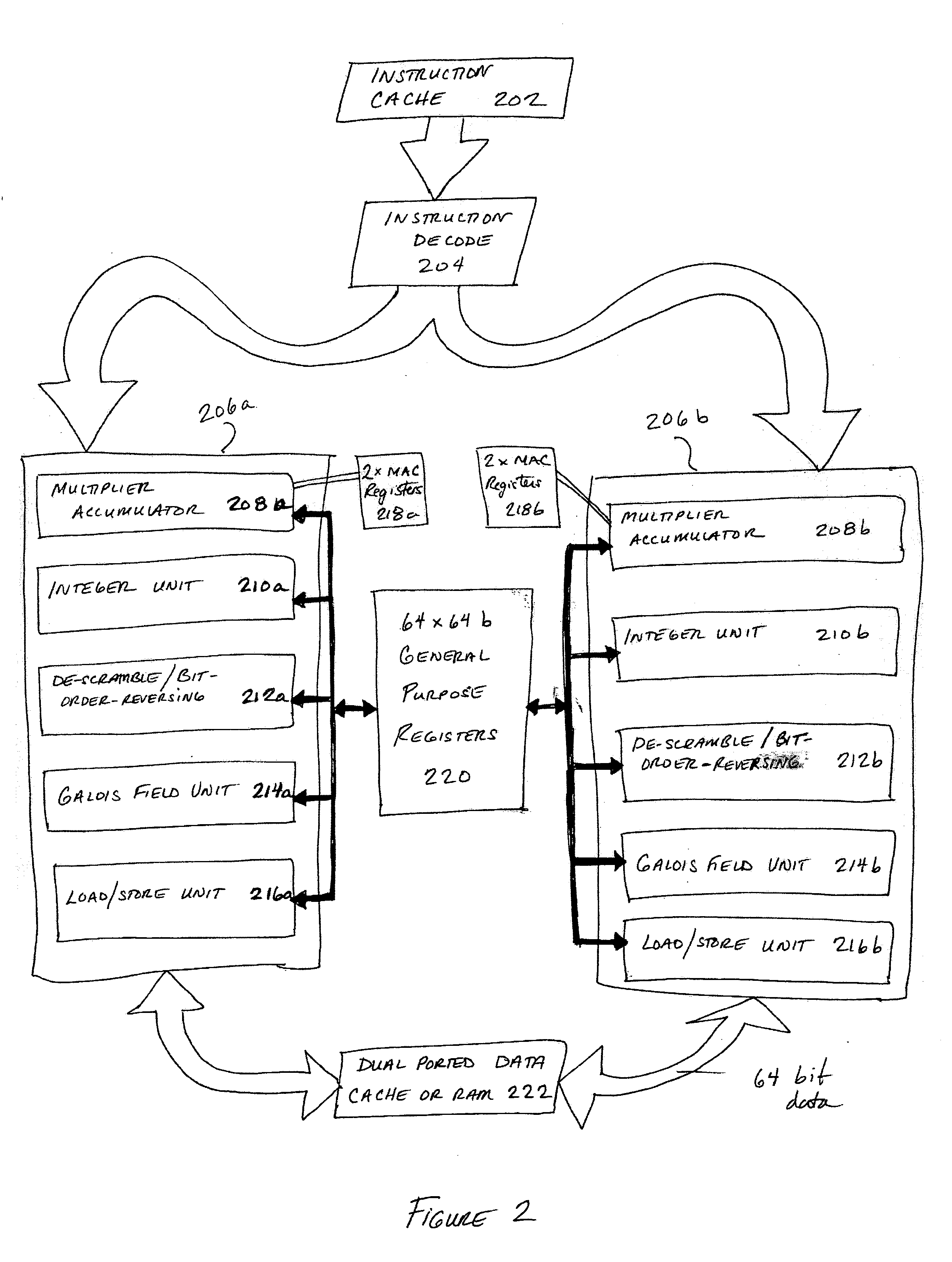 System and method for de-scrambling and bit-order-reversing payload bytes in an Asynchronous Transfer Mode cell