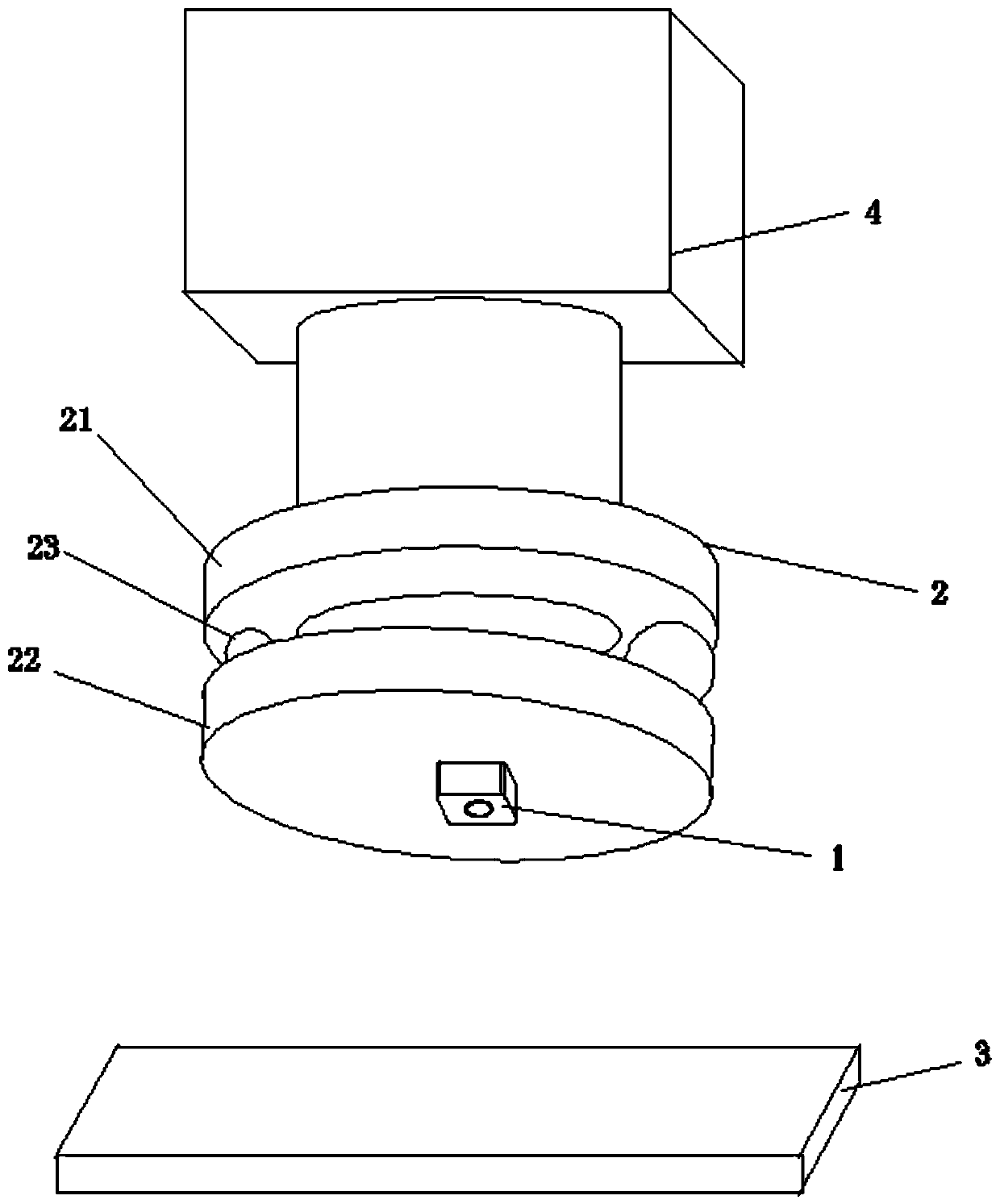 3D acquisition equipment for tiny target object