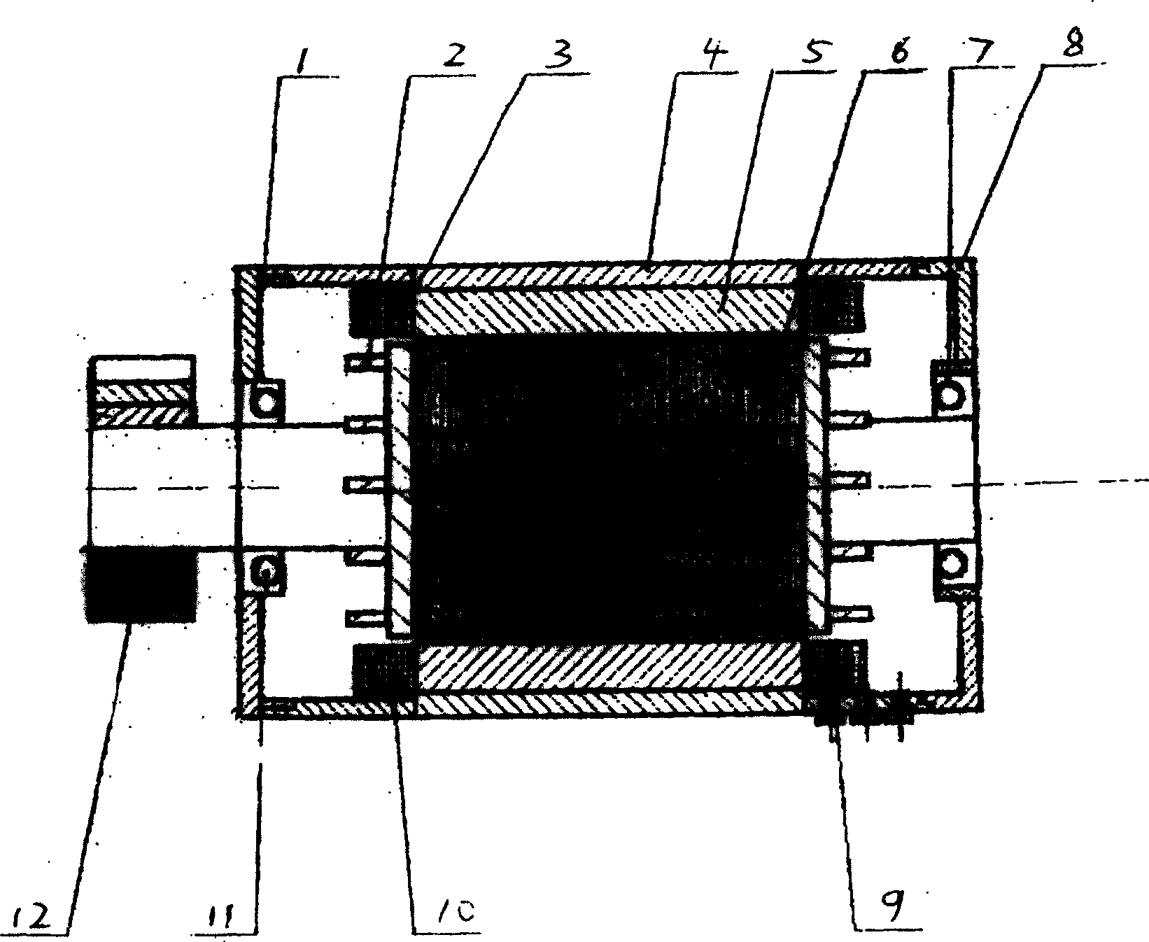 Vehicle-mounted starting and generating multi-functional motor and method for manufacturing the same