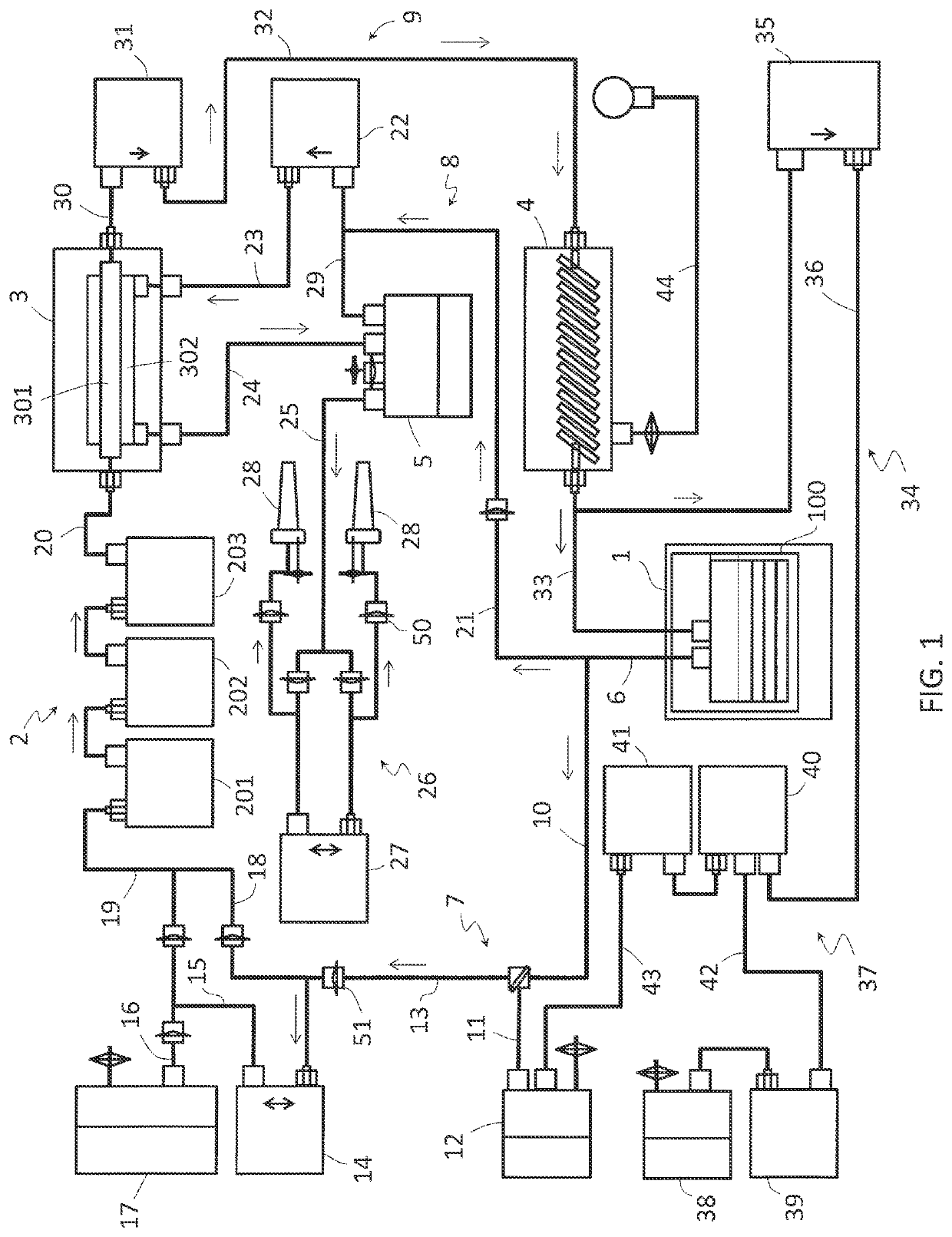 Process and apparatus for producing exosomes