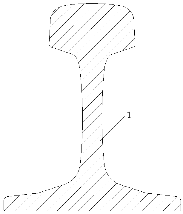 Irregular fracture surface vibration and noise reduction damping steel rail