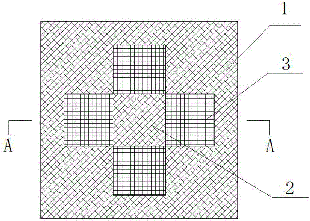 Embedding method of metal embedded parts in composite material sandwich structure