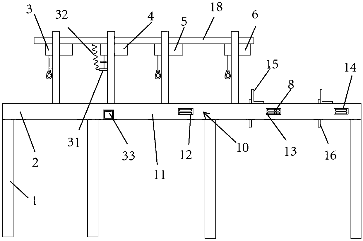 Constructional lightgage steel joist and fitting one-piece test apparatus