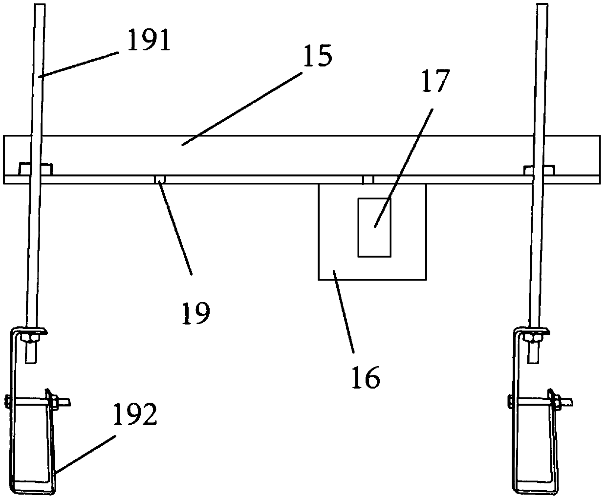 Constructional lightgage steel joist and fitting one-piece test apparatus