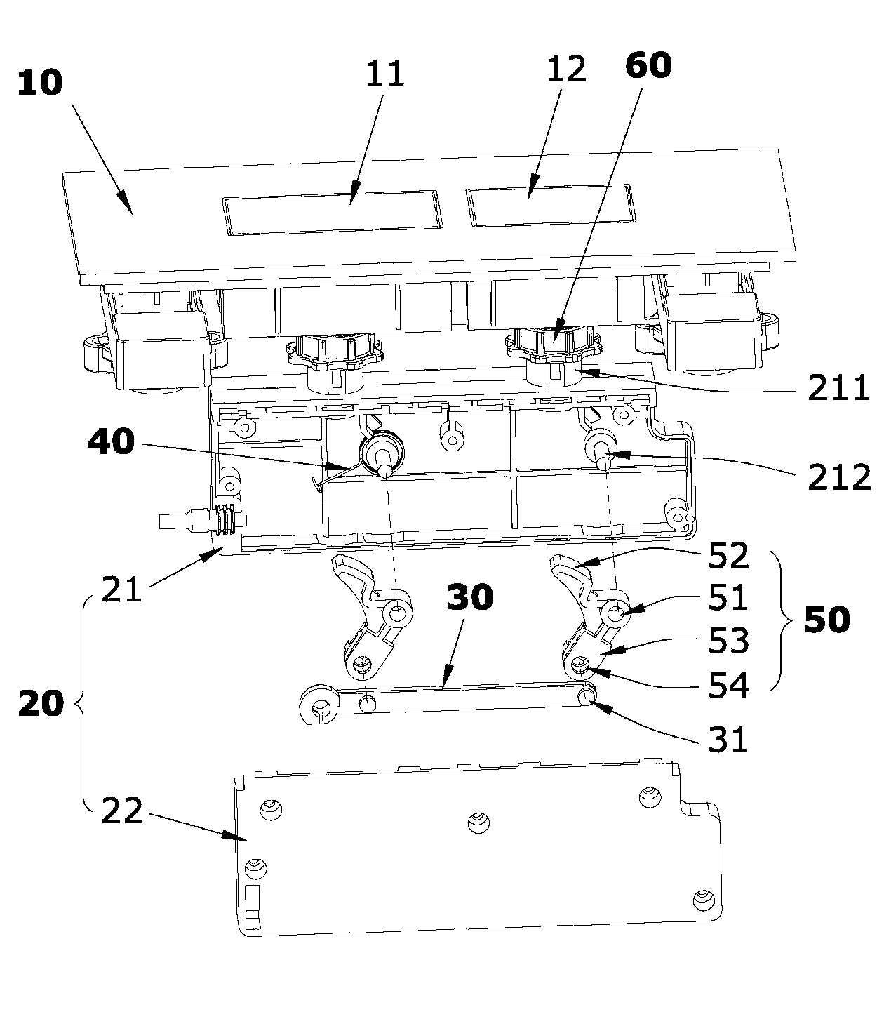 Drive-by-wire mechanism of double-gear water drainage valve