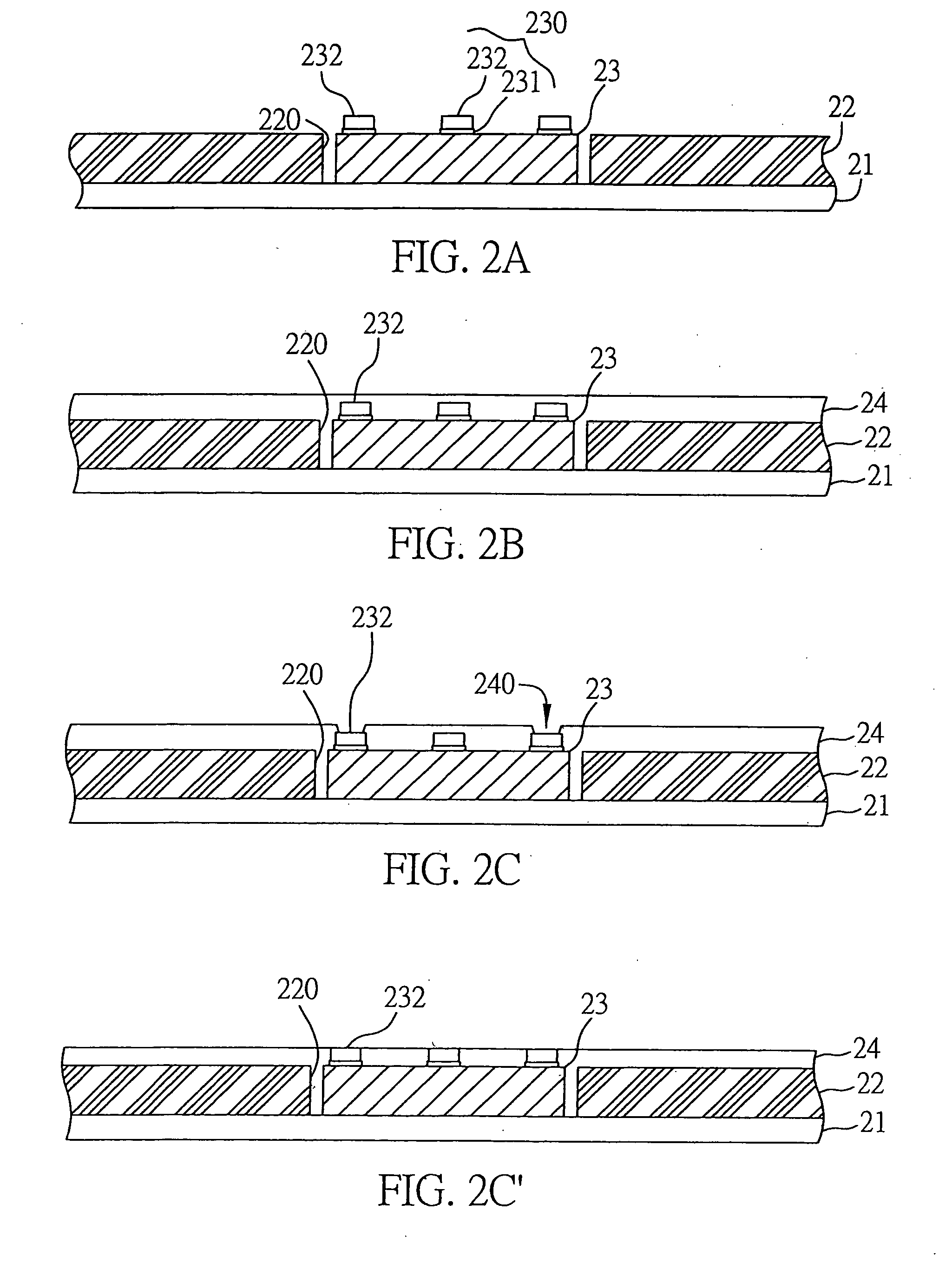 Micro-electronic package structure and method for fabricating the same