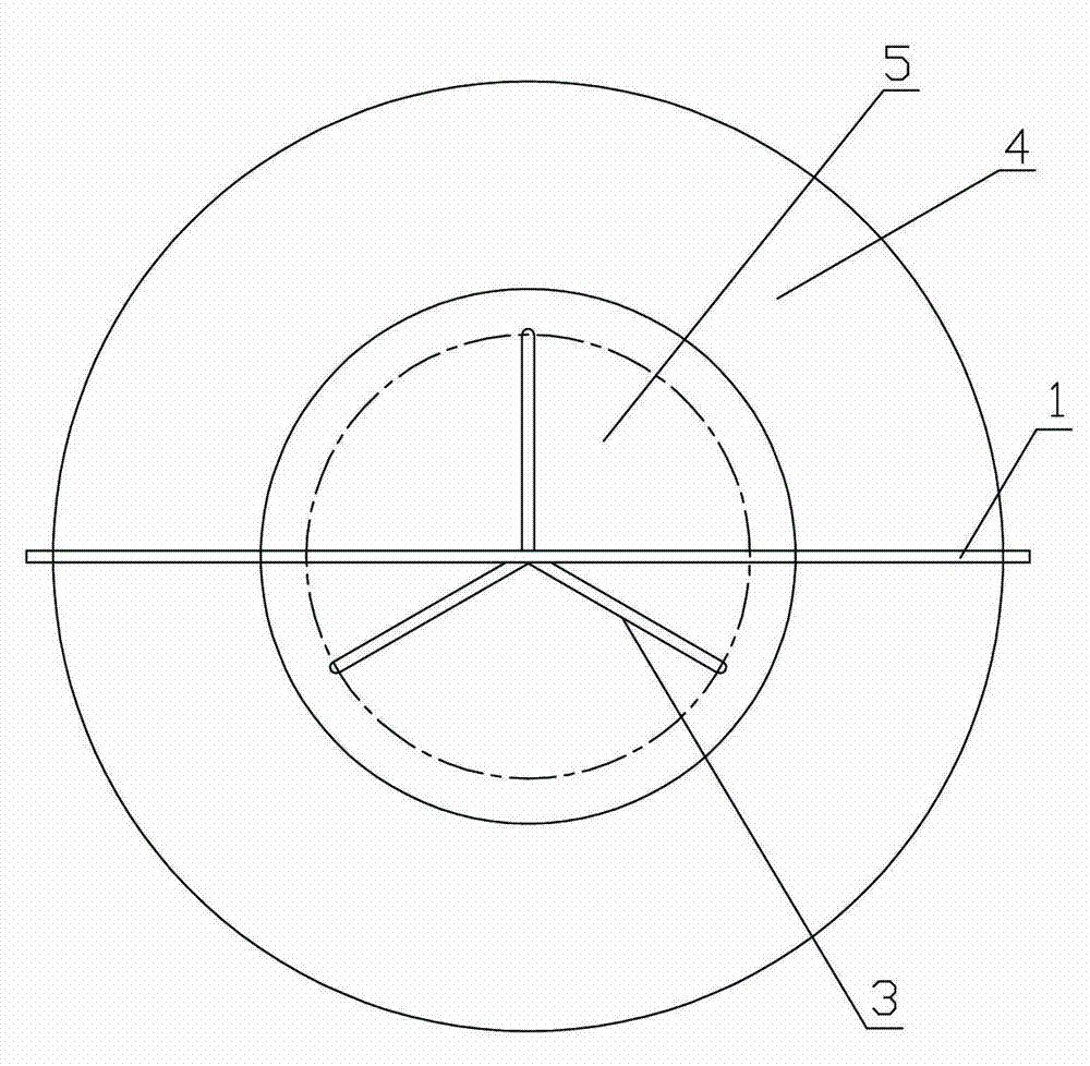 Easy settling borehole explosion combined spacer