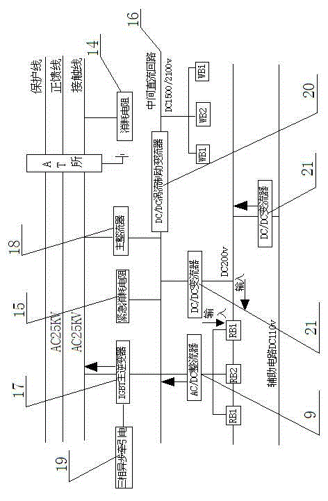 Braking system of electric locomotive based on high-power inverter