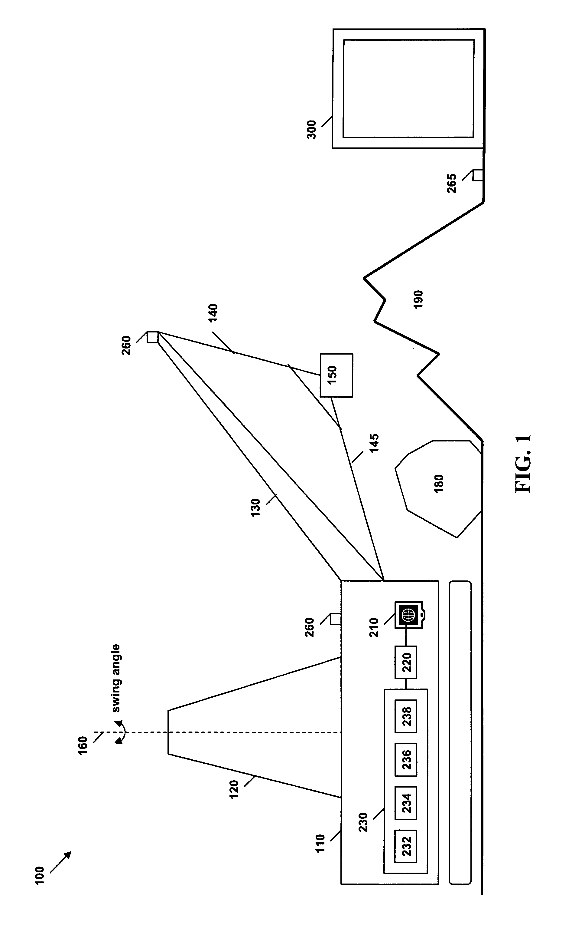 Method for planning and executing obstacle-free paths for rotating excavation machinery