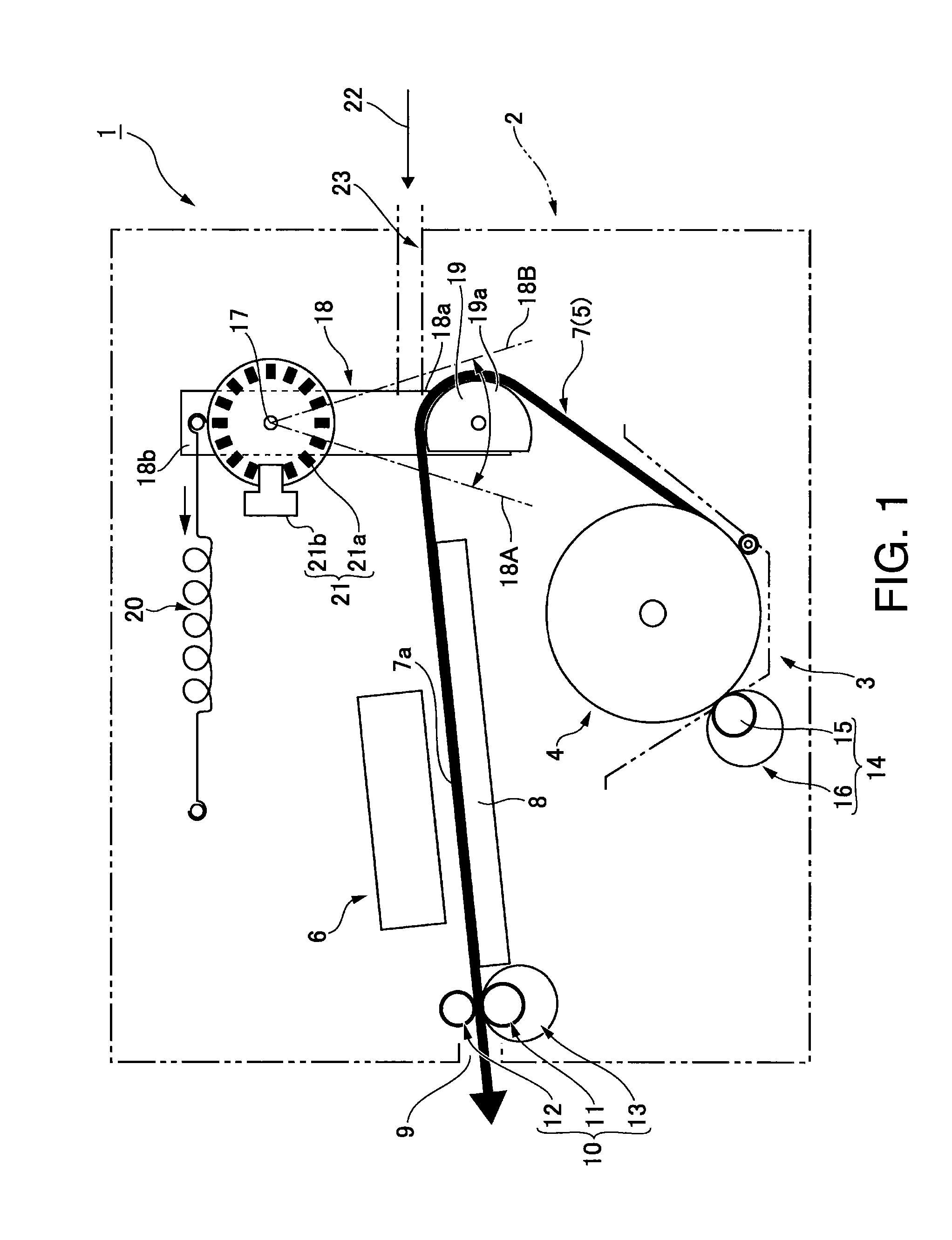 Printer With Mechanism For Controlling Recording Medium Tension