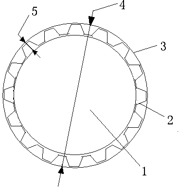 Fine-count groove filter stick and fine-count groove composite filter stick