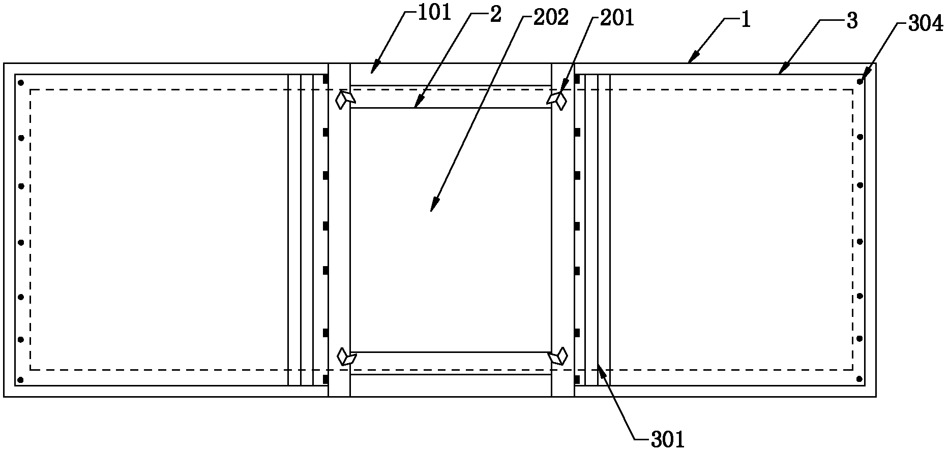 Filler dust eliminating apparatus used in baking tunnel during baking process of graphite manufacturing process