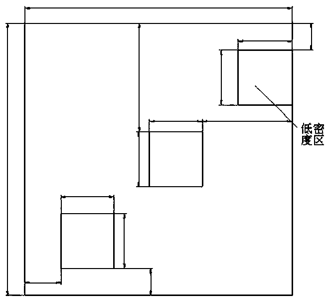 X-ray testing method for NF-series heat-proof material products