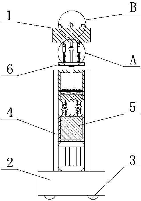 Ship bottom cleaning device for shipping of ship