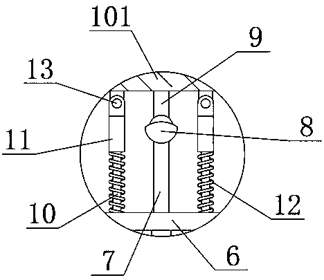 Ship bottom cleaning device for shipping of ship