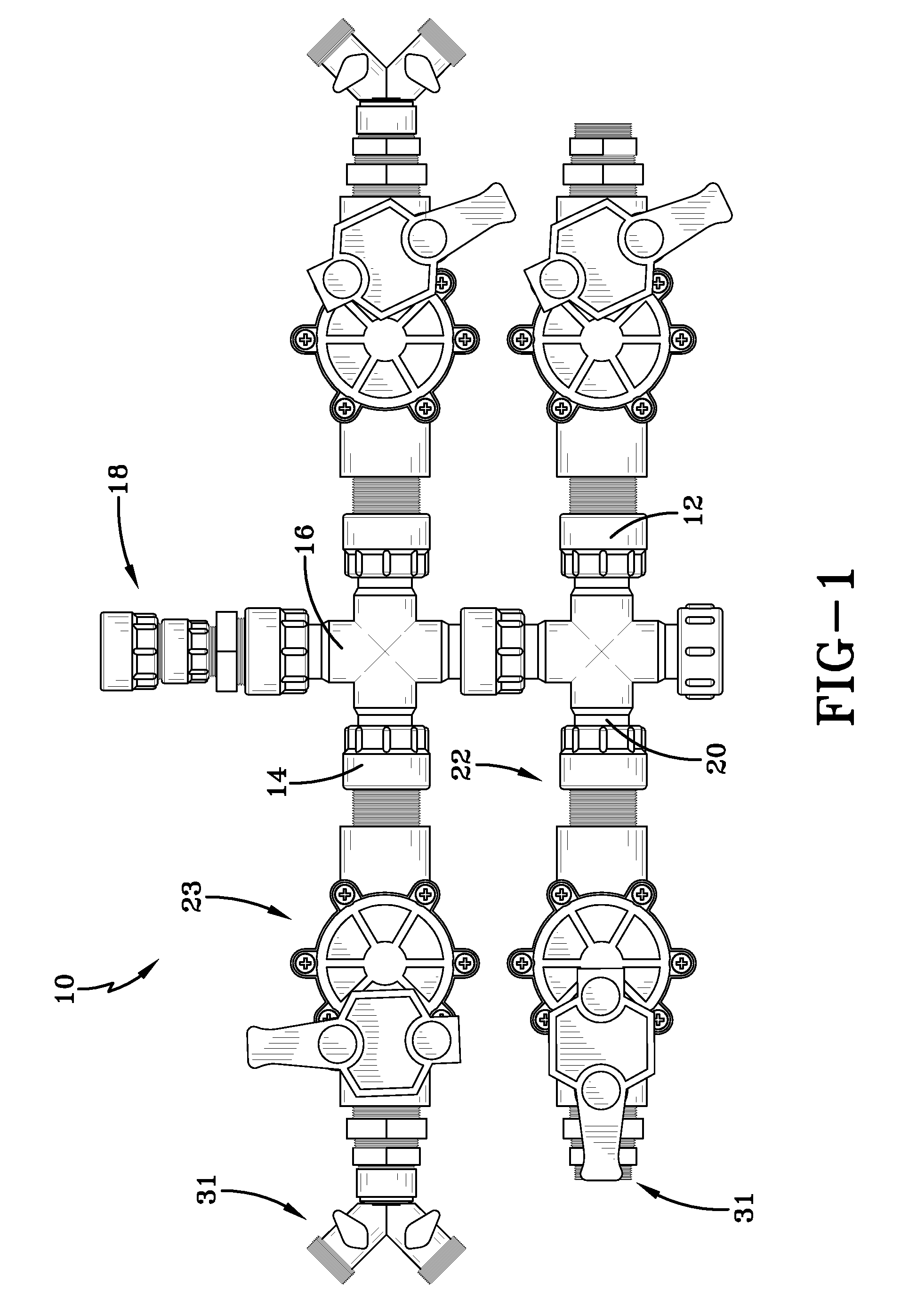 Lawn watering apparatus and method of use